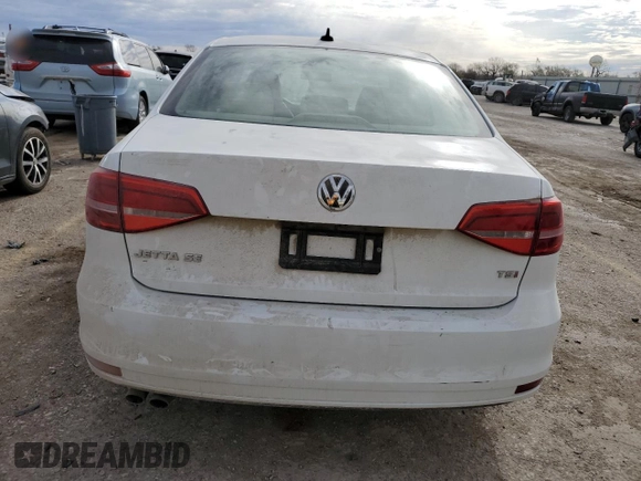 2015 Volkswagen Jetta Sedan 1.8T SE w/Connectivity with VIN 3VWD07AJ3FM235688, listed as a Copart auction lot 50585285 with 0 mi miles and Salvage Title. Bid and sale history available at carsss.com. Image 6.