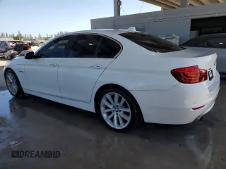 2015 BMW 5 Series 535i xDrive with VIN WBA5B3C54FD544122, listed as a Copart auction lot 53733555 with 126,154 mi miles and Clean Title. Bid and sale history available at carsss.com. Image 2.