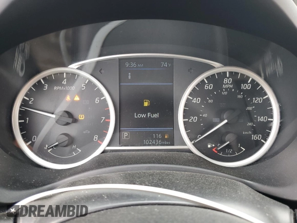 2019 Nissan Sentra S with VIN 3N1AB7AP3KY294900, listed as a Copart auction lot 51770005 with 102,436 mi miles and Salvage Title. Bid and sale history available at DreamBid. Image 9.