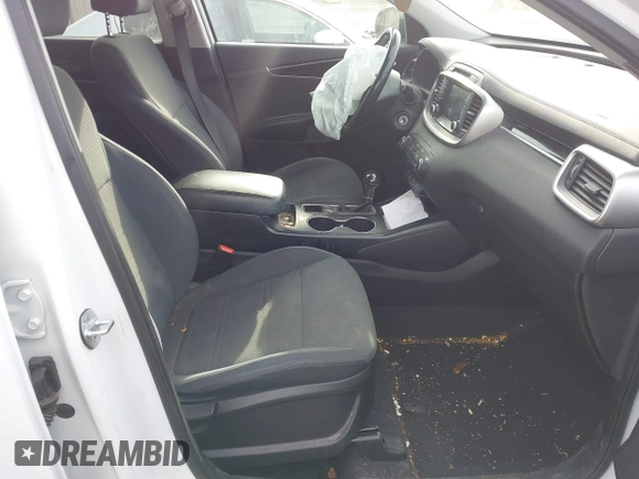 2018 Kia Sorento LX with VIN 5XYPGDA3XJG424355, listed as a IAAI auction lot 41832873 with 114,254 mi miles. Bid and sale history available at carsss.com. Image 5.