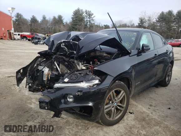2015 BMW X6 xDrive35i with VIN 5UXKU2C56F0N76957, listed as a Copart auction lot 32192922 with 0 mi miles. Bid and sale history available at carsss.com. Image 2.