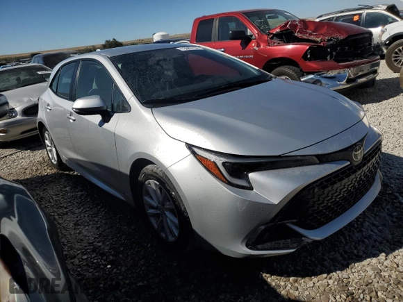 2023 Toyota Corolla Hatchback SE with VIN JTND4MBE7P3197470, listed as a Copart auction lot 73983194 with 22,785 mi miles and Salvage Title. Bid and sale history available at carsss.com. Image 4.