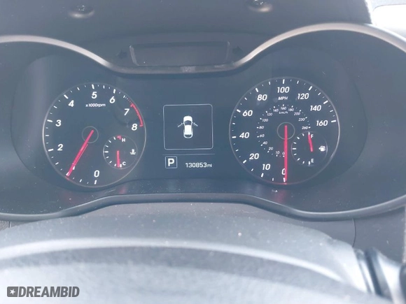 2016 Hyundai Veloster Turbo with VIN KMHTC6AE4GU260112, listed as a IAAI auction lot 41868273 with 130,853 mi miles. Bid and sale history available at carsss.com. Image 7.