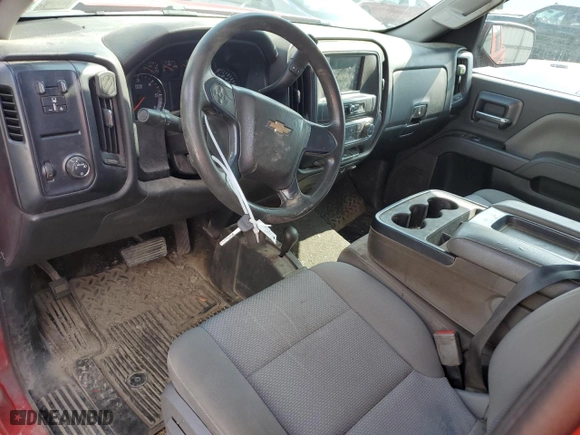 2018 Chevrolet Silverado 1500 Custom with VIN 3GCUKPEC7JG208655, listed as a Copart auction lot 66570414 with 0 mi miles and Salvage Title. Bid and sale history available at carsss.com. Image 8.