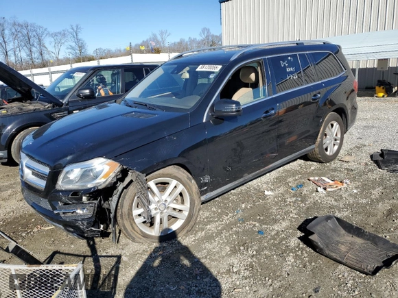 2016 Mercedes-Benz GL with VIN 4JGDF6EEXGA625268, listed as a Copart auction lot 88120055 with 170,630 mi miles and Salvage Title. Bid and sale history available at carsss.com. Image 1.