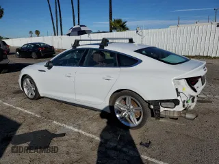 2018 Audi A5 Sportback Premium Plus with VIN WAUENCF5XJA067760, listed as a Copart auction lot 37742704 with 37,419 mi miles. Bid and sale history available at carsss.com. Image 2.
