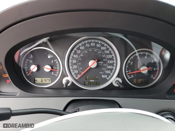 2006 Chrysler Crossfire Limited with VIN 1C3AN69L16X065420, listed as a Copart auction lot 73589644 with 64,283 mi miles and Salvage Title. Bid and sale history available at carsss.com. Image 9.