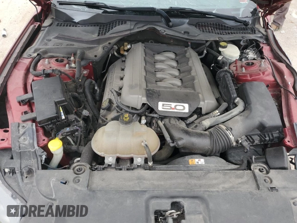 2016 Ford Mustang GT с VIN 1FA6P8CF5G5317604, выставлен на аукционе Copart как лот 54589705 с пробегом Не указан миль и Списание • Salvage title. История ставок и продаж доступна на DreamBid. Изображение 11.