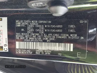 2018 Toyota 4Runner SR5 z VIN JTEBU5JR9J5567945, wystawiony jako IAAI lot #41965866 z przebiegiem 67 821 mil mil oraz . Historia ofert i sprzedaży dostępna na DreamBid. Obrazek 9.