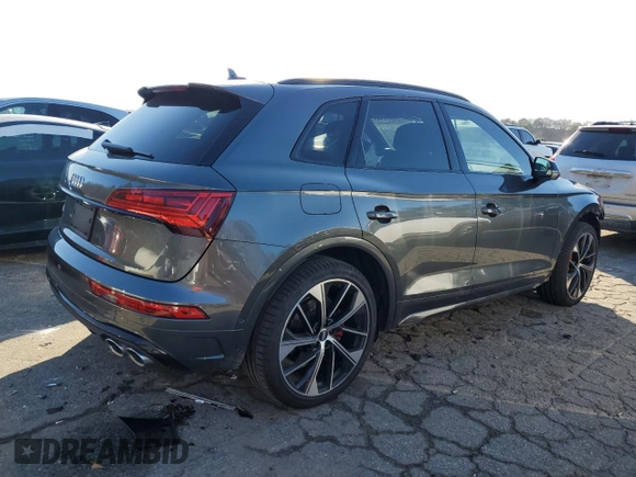 2021 Audi SQ5 with VIN WA1C4BFY4M2001182, listed as a Copart auction lot 86241244 with 36,604 mi miles and Salvage Title. Bid and sale history available at DreamBid. Image 3.