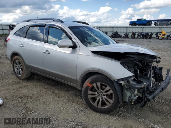 2012 Hyundai Veracruz Limited with VIN KM8NU4CC9CU194902, listed as a Copart auction lot 56713975 with 189,880 mi miles and Salvage title. Bid and sale history available at DreamBid. Image 4.
