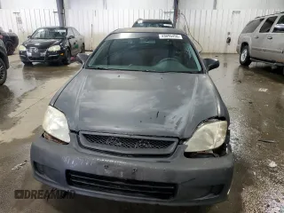 1999 Honda Civic CX with VIN 2HGEJ6329XH107560, listed as a Copart auction lot 43095495 with 245,457 mi miles and Salvage Title. Bid and sale history available at carsss.com. Image 5.