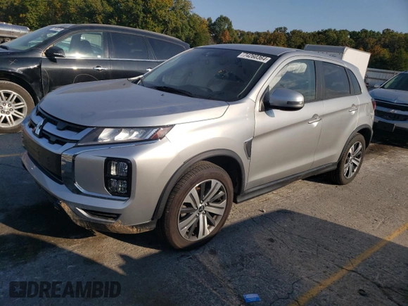 2021 Mitsubishi Outlander Sport SE with VIN JA4APVAU2MU017809, listed as a Copart auction lot 74260364 with 53,745 mi miles and Salvage Title. Bid and sale history available at carsss.com. Image 1.