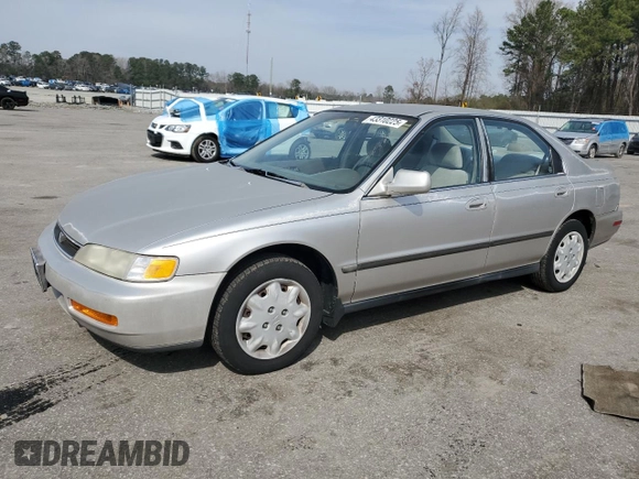 1997 Honda Accord LX with VIN 1HGCD5630VA006092, listed as a Copart auction lot 43310225 with 129,048 mi miles and Salvage Title. Bid and sale history available at carsss.com. Image 1.