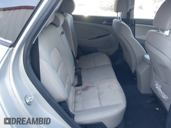 2017 Hyundai Tucson SE with VIN KM8J3CA46HU524316, listed as a IAAI auction lot 41742758 with 50,140 mi miles. Bid and sale history available at carsss.com. Image 8.