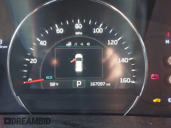2017 Kia Sorento EX V6 with VIN 5XYPH4A58HG298313, listed as a IAAI auction lot 42037937 with 167,097 mi miles. Bid and sale history available at carsss.com. Image 15.