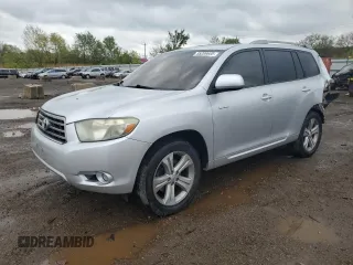 2008 Toyota Highlander Sport with VIN JTEES43A282044332, listed as a Copart auction lot 55289685 with 218,522 mi miles and Salvage title. Bid and sale history available at DreamBid. Image 1.