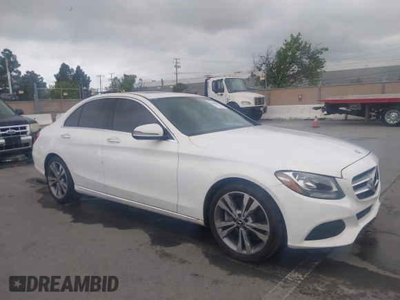 2018 Mercedes-Benz C 300 with VIN 55SWF4JB9JU235630, listed as a IAAI auction lot 42063801 with 117,855 mi miles and . Bid and sale history available at DreamBid. Image 1.