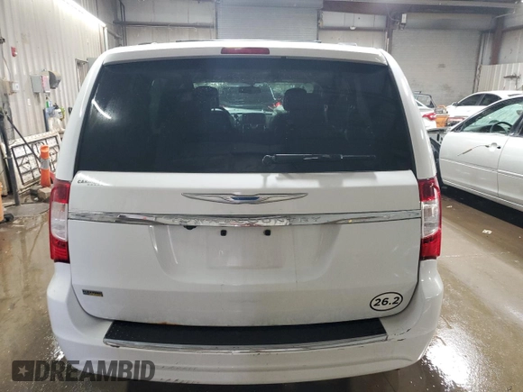2016 Chrysler Town & Country Touring with VIN 2C4RC1BG9GR157203, listed as a Copart auction lot 50562075 with 165,172 mi miles and Salvage Title. Bid and sale history available at carsss.com. Image 6.
