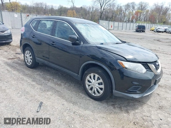 2016 Nissan Rogue S with VIN KNMAT2MV1GP633816, listed as a IAAI auction lot 42027961 with 165,430 mi miles and . Bid and sale history available at carsss.com. Image 1.