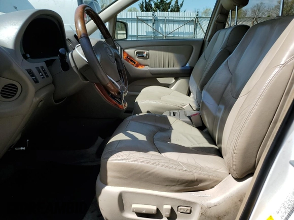 2002 Lexus RX 300 with VIN JTJHF10U020265852, listed as a Copart auction lot 54003855 with 140,839 mi miles and Clean Title. Bid and sale history available at carsss.com. Image 7.