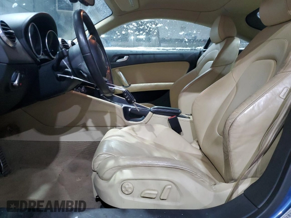 2008 Audi TT 3.2L with VIN TRUDD38J181001528, listed as a Copart auction lot 46397315 with 124,044 mi miles and Salvage Title. Bid and sale history available at carsss.com. Image 7.