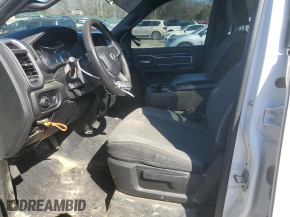 2021 Ram 2500 Big Horn with VIN 3C6UR5DJ4MG653463, listed as a Copart auction lot 45666955 with 101,134 mi miles and Salvage Title. Bid and sale history available at carsss.com. Image 7.