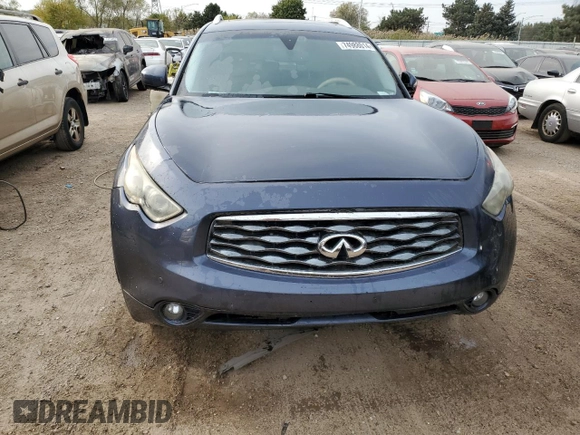 2009 Infiniti FX35 with VIN JNRAS18W39M156360, listed as a Copart auction lot 74988014 with 206,260 mi miles and Salvage Title. Bid and sale history available at carsss.com. Image 5.