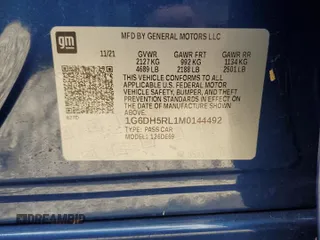 2021 Cadillac CT4 V-Series z VIN 1G6DH5RL1M0144492, wystawiony jako Copart lot #47973795 z przebiegiem Nie podano mil oraz Szkody całkowita. Historia ofert i sprzedaży dostępna na DreamBid. Obrazek 13.