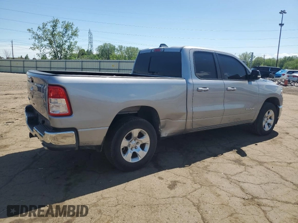 2020 Ram 1500 Big Horn with VIN 1C6RREBT3LN311521, listed as a Copart auction lot 57416085 with 186,373 mi miles and Clean title. Bid and sale history available at DreamBid. Image 3.