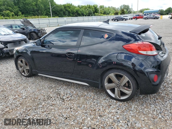 2013 Hyundai Veloster Turbo with VIN KMHTC6AE2DU177578, listed as a Copart auction lot 60901785 with Not provided miles and Salvage title. Bid and sale history available at DreamBid. Image 2.