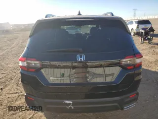 2025 Honda Pilot Sport with VIN 5FNYG2H3XSB000648, listed as a Copart auction lot 80139424 with 0 mi miles and Salvage Title. Bid and sale history available at carsss.com. Image 6.