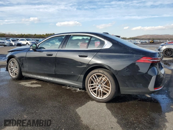 2024 BMW 5 Series 530i xDrive with VIN WBA53FJ01RCR49516, listed as a Copart auction lot 41687495 with 8,529 mi miles and Salvage Title. Bid and sale history available at carsss.com. Image 2.