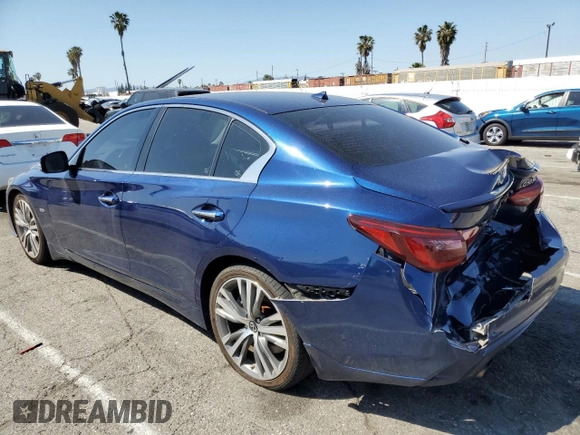 2020 Infiniti Q50 3.0t SPORT with VIN JN1EV7AP4LM208572, listed as a Copart auction lot 49239485 with 70,735 mi miles and Salvage Title. Bid and sale history available at carsss.com. Image 2.