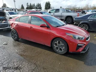 2021 Kia Forte LXS with VIN 3KPF24AD1ME383800, listed as a Copart auction lot 46525745 with 51,870 mi miles and Salvage Title. Bid and sale history available at carsss.com. Image 4.