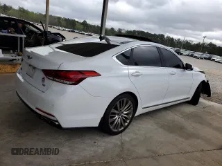 2017 Genesis G80 Ultimate z VIN KMHGN4JF9HU213796, wystawiony jako Copart lot #51531425 z przebiegiem 112 723 mil mil oraz Szkody całkowita. Historia ofert i sprzedaży dostępna na DreamBid. Obrazek 3.