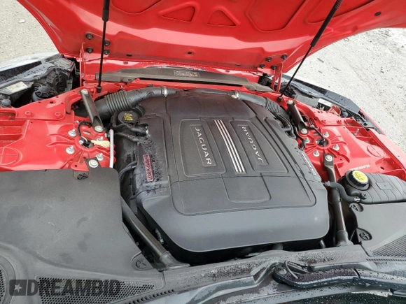 2014 Jaguar F-Type S with VIN SAJWA6FC4E8K03754, listed as a Copart auction lot 79201214 with 35,093 mi miles and Salvage Title. Bid and sale history available at DreamBid. Image 11.