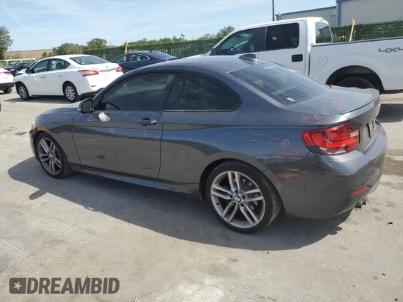 2016 BMW 2 Series 228i with VIN WBA1F9C57GV742243, listed as a Copart auction lot 50096414 with 80,081 mi miles. Bid and sale history available at carsss.com. Image 2.