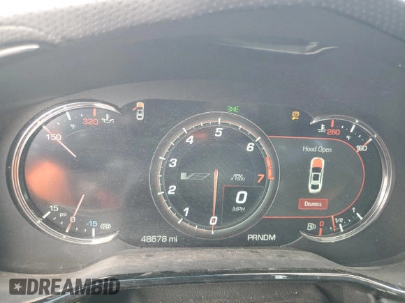 2018 Cadillac CTS-V z VIN 1G6A15S64J0127287, wystawiony jako Copart lot #44023455 z przebiegiem 48 678 mil mil oraz Tytuł czysty. Historia ofert i sprzedaży dostępna na DreamBid. Obrazek 9.