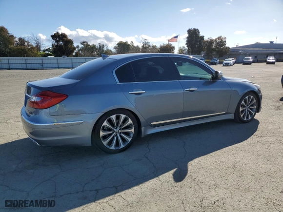 2014 Hyundai Genesis 5.0L R-Spec with VIN KMHGC4DH2EU261607, listed as a Copart auction lot 49180905 with 111,083 mi miles and Salvage Title. Bid and sale history available at carsss.com. Image 3.
