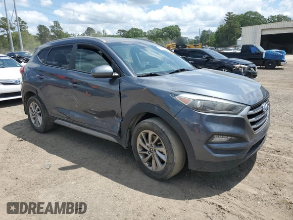 2018 Hyundai Tucson SEL z VIN KM8J33A44JU757097, wystawiony jako Copart lot #54259005 z przebiegiem 119 942 mil mil oraz Szkoda całkowita • Salvage title. Historia ofert i sprzedaży dostępna na DreamBid. Obrazek 4.