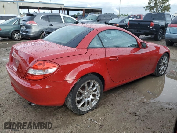 2005 Mercedes-Benz SLK-Class with VIN WDBWK56F25F037759, listed as a Copart auction lot 73994784 with 79,293 mi miles and Non Repairable. Bid and sale history available at carsss.com. Image 3.