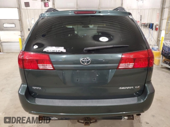 2004 Toyota Sienna CE with VIN 5TDZA23C24S186245, listed as a Copart auction lot 51215855 with 346,912 mi miles and Clean Title. Bid and sale history available at carsss.com. Image 6.