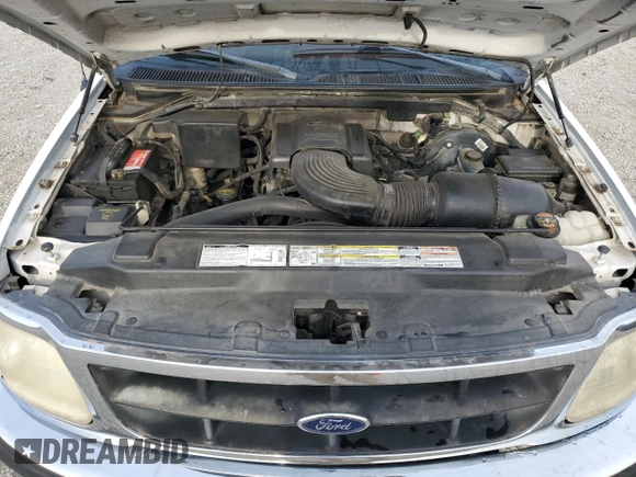 1998 Ford F-150 with VIN 1FTZX17W2WKB25677, listed as a Copart auction lot 54419145 with 319,584 mi miles and Salvage title. Bid and sale history available at DreamBid. Image 11.