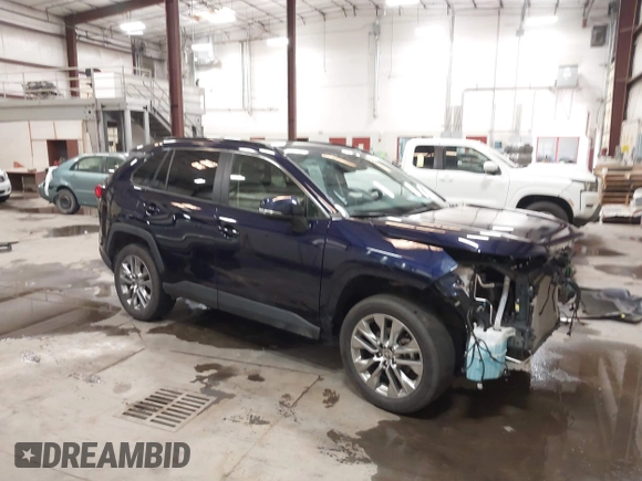 2023 Toyota RAV4 XLE Premium with VIN JTMA1RFV7PD097029, listed as a IAAI auction lot 42509730 with 22,962 mi miles and . Bid and sale history available at DreamBid. Image 1.