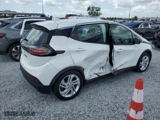 2023 Chevrolet Bolt EV 1LT with VIN 1G1FW6S06P4132944, listed as a Copart auction lot 51714275 with 21,874 mi miles and Clean Title. Bid and sale history available at carsss.com. Image 3.