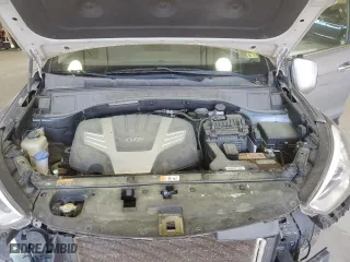 2015 Hyundai Santa Fe GLS with VIN KM8SM4HF8FU111177, listed as a Copart auction lot 53629455 with 127,618 mi miles and Salvage Title. Bid and sale history available at carsss.com. Image 12.