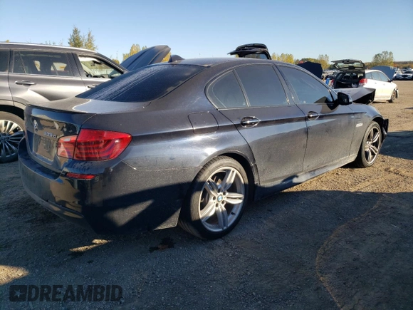 2015 BMW 5 Series 535d xDrive with VIN WBAFV3C56FD686970, listed as a Copart auction lot 75275664 with 228,496 mi miles and Salvage title. Bid and sale history available at DreamBid. Image 3.