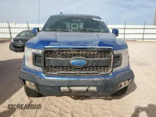 2018 Ford F-150 XL with VIN 1FTEW1C59JKF70876, listed as a Copart auction lot 51387935 with 165,595 mi miles and Salvage Title. Bid and sale history available at carsss.com. Image 5.