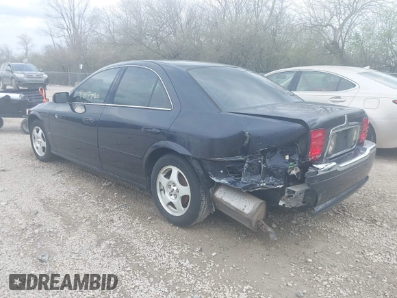2000 Lincoln LS with VIN 1LNHM87A6YY879355, listed as a IAAI auction lot 41917760 with 70,457 mi miles. Bid and sale history available at carsss.com. Image 3.